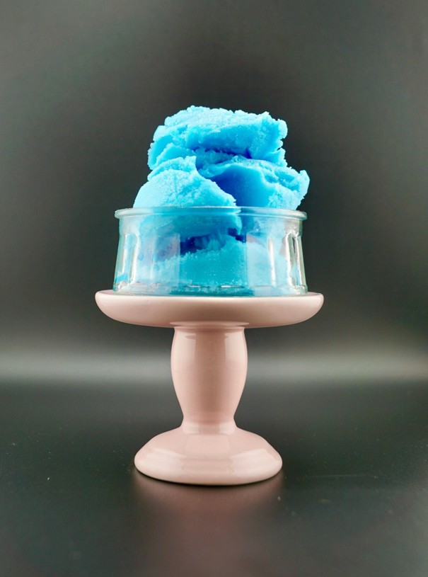 Blue Raspberry Italian Ice 16oz Pint - 8 Pack