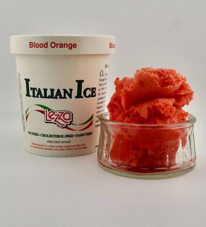 Blood Orange Italian Ice 16oz Pint - 8 Pack - Image 2